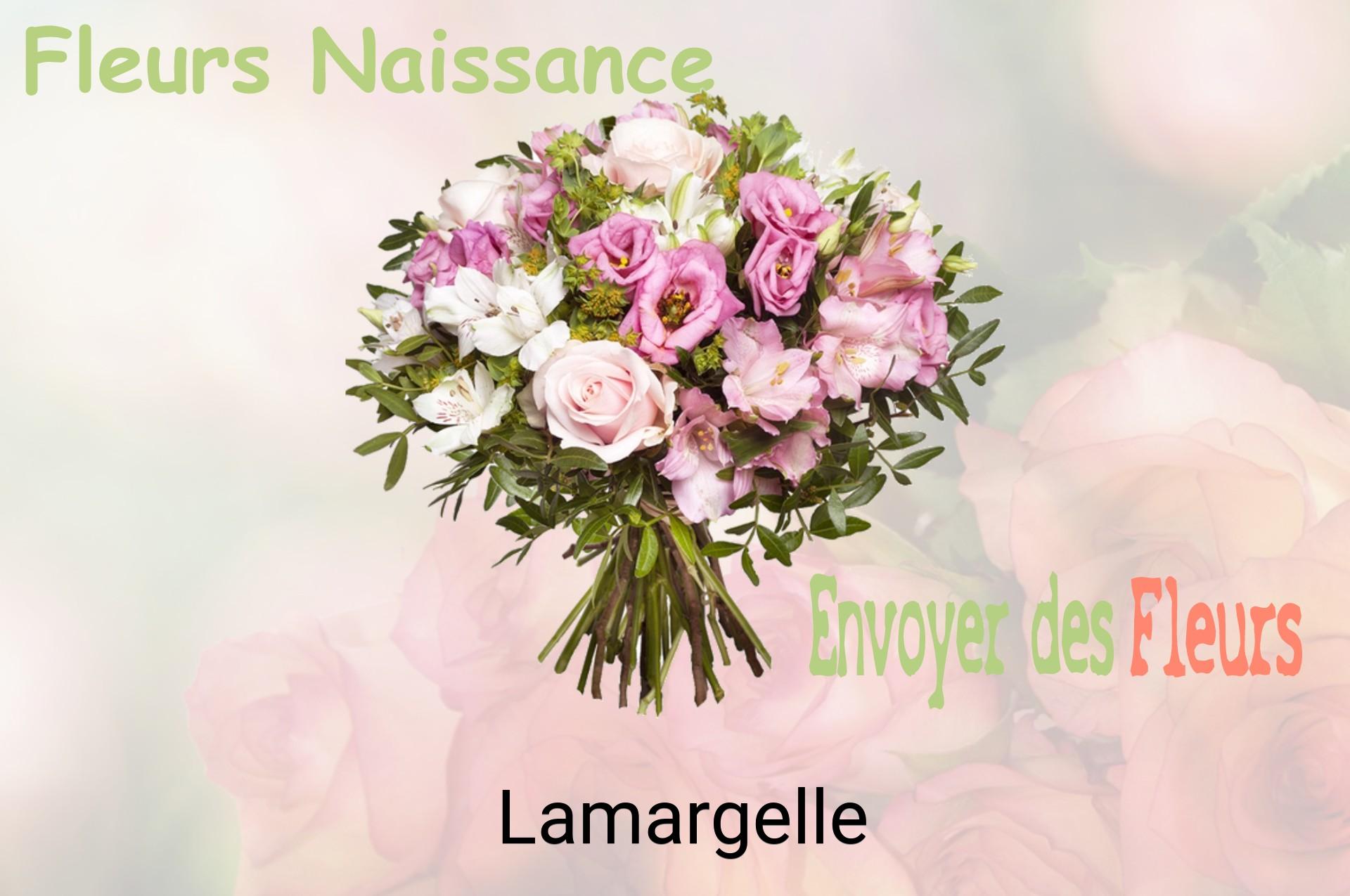 Bouquet de fleurs de naissance livré à Lamargelle
